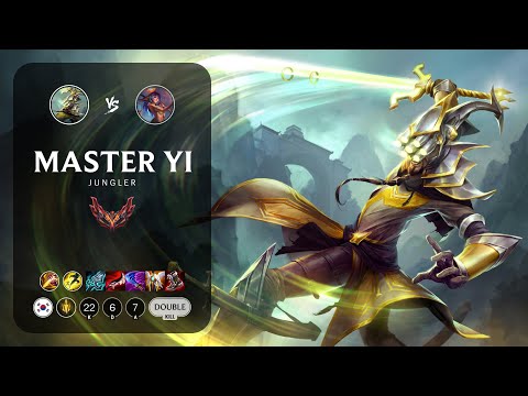 Master Yi Jungle vs Lillia - KR Grandmaster Patch 13.9