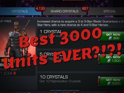 Opening 10 Blade Grandmaster Crystals!!! Literally Insane! | Marvel Contest of Champions