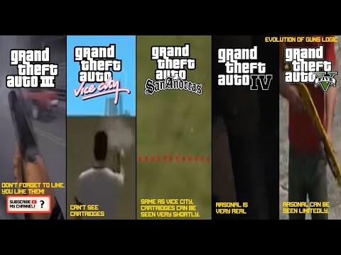 Evolution of Guns Logic in Grand Theft Auto Games! (2001 - 2023)