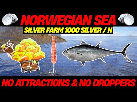Russian Fishing 4 SILVER FARM (NO DROPPERS & NO ATTRACTIONS) (Norwegian Sea)