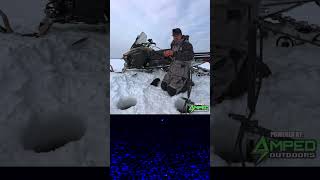 I dramatically underestimated the size of this fish 😅 #icefishing #troutfishing