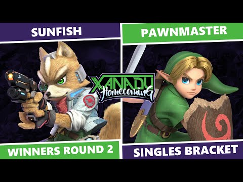 Xanadu Homecoming: Winners Bracket - Sunfish (Fox) Vs PawnMaster (Young Link) SSBU Singles