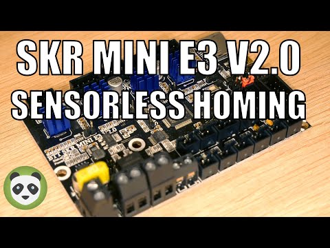 SENSORLESS HOMING SKR MINI E3 V2.0 BIGTREETECH TMC2209 ENDER 3