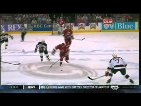 NHL 2006 Semi finals NJ Devils vs Carolina Hurricanes Game 2 1st period. May 8 2006 NHL Hockey