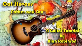 How to play: Father and Son by Cat Stevens  (Easy 2024 version Ft. my son Jason on lead etc.)