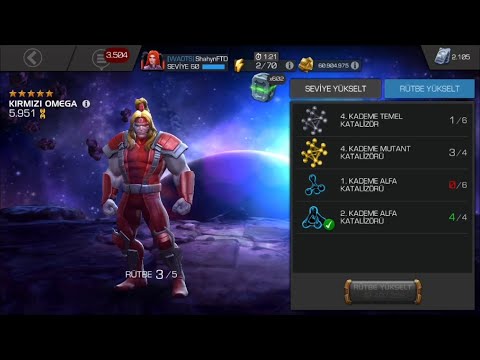 Mcoc Omega Red Rank Up and Gameplay - Marvel Contest of Champions