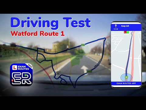 Exam Driving Test Routes UK video