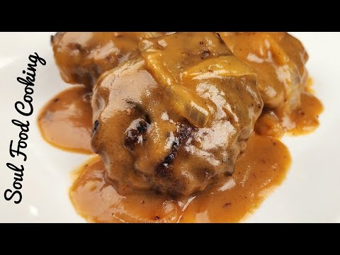 Hamburger Steak and Gravy Recipe - How to make Hamburger Steak