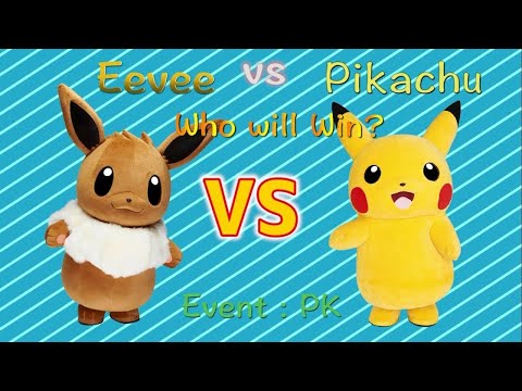 Pikachu VS Eevee #1   RELAY RACE
