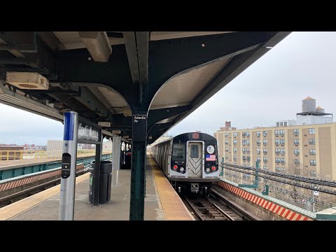 ⁴ᴷ⁶⁰ BMT Canarsie Line: (L) Train Action @ Atlantic Av.