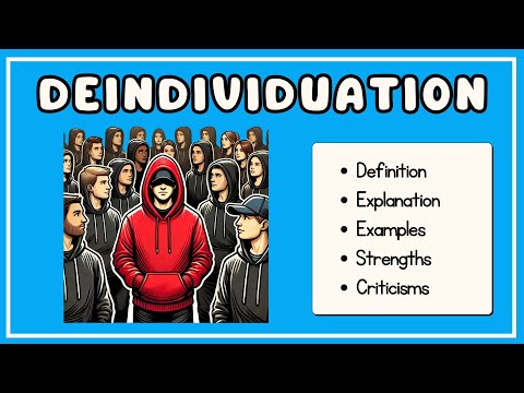 Deindividuation (in 4 Minuten erklärt)