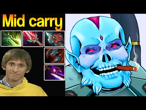 Lich  OP Mid Carry - 800 GPM  - Dendi 7600 MMR  - Dota 2