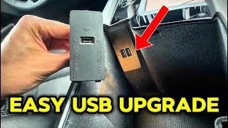 Volvo USB Upgrade - Single to dual USB Swap (Easy DIY)