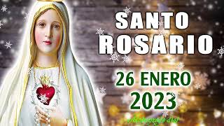 🔴 SANTO ROSARIO DE HOY JUEVES 26 DE ENERO 2023 🌷 MISTERIOS LUMINOSOS 🌺 ALABANZADE DIOS