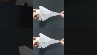 avião de papel caça F16 de origami #shorts