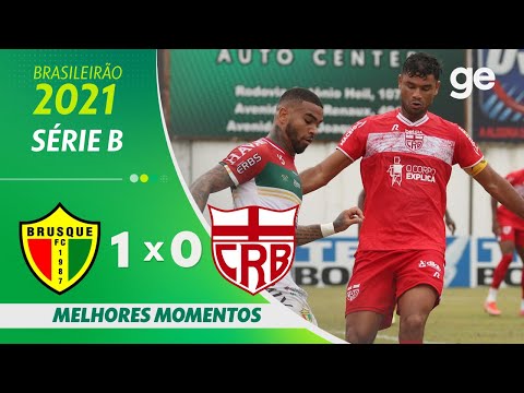 Gols e lances de Brusque x CRB