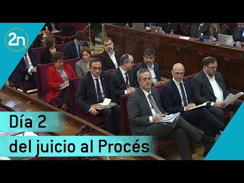 Día 2 del juicio al Procés | La 2 Noticias 13/02/2019