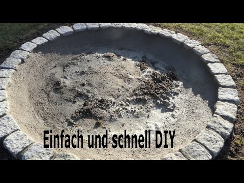 Feuerstelle selber bauen, Einfach und schnell DIY