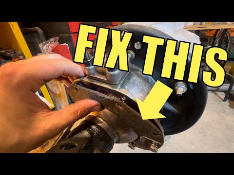QUICK FIX to repair LEAKING Steering Knuckles! *CRITICAL*