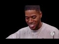 Kid Cudi Goes to the Moon While Eating Spicy Wings Hot Ones thumbnail 3