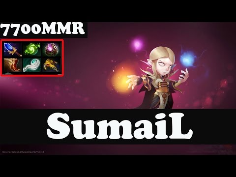 Dota 2 - SumaiL 7700 MMR Plays Invoker vol 16 - Ranked Match Gameplay!