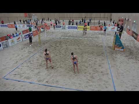 20190102 beachvolley : delabeachopen sarah cools lisa vandenvonder vs jupiter chamereau (FRA)