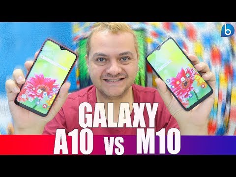 SAMSUNG GALAXY A10 OU M10? COMPARATIVO Video