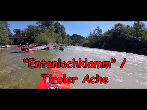 In der "Entenlochklamm" auf der Tiroler Ache