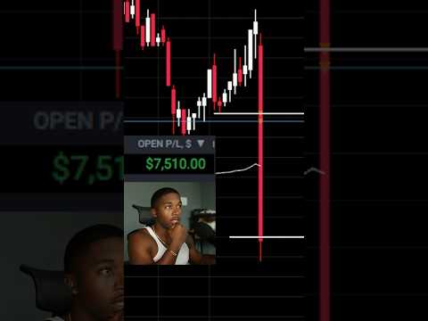 I MADE $7,500 IN LESS THAN A MINUTE DAY TRADING  😮‍💨😮‍💨😮‍💨 #trading #daytrading