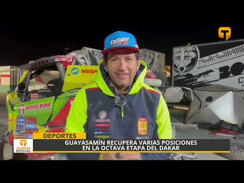 Guayasamín recupera varias posiciones en la octava etapa del Dakar