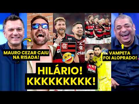 HAHAHA! PILHADO ENLOUQUECE, MAURO CEZAR CAI NA RISADA, E VAMPETA É ALOPRADO! | FLAMENGO x CRUZEIRO