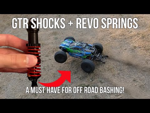 GTR Shocks for the Rustler 4x4! - a Huge Suspension Upgrade