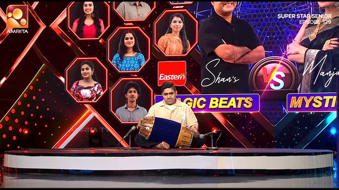 സ്പെഷ്യൽ പെർഫോമൻസുമായി സഞ്ജയ് | Ep-129 | Sanjay Mridangam Content | Super Star Senior