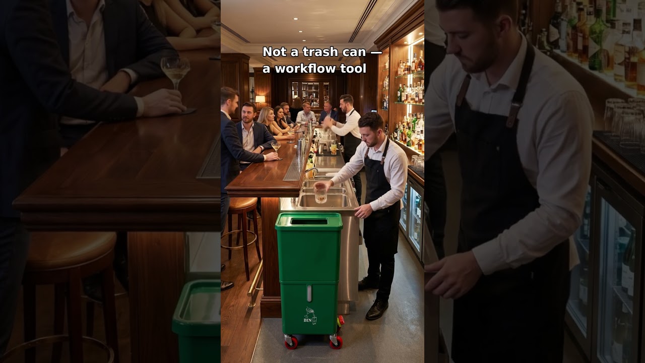 Where the liquid goes when there is no sink to pour it down