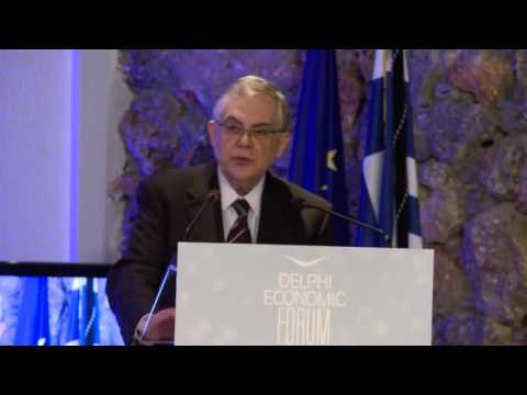 DEF 2016: Lucas Papademos -Former PM of Greece, VP, Academy of Athens