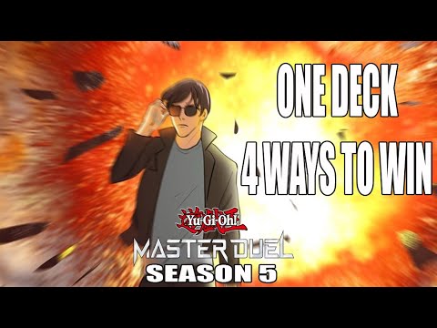 Yugioh Master Duel Season 5 Platinum Rank One Deck Four Ways To Win