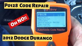 P0128 Repair! - 2012 Durango 3.6L Thermostat Replacement