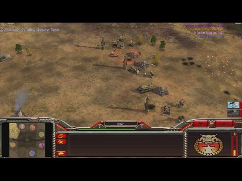 Free For All $10k - Command & Conquer Generals Zero Hour - 1 vs 7 HARD Gameplay