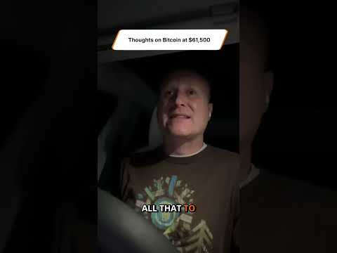 Thoughts on Bitcoin at $61,500