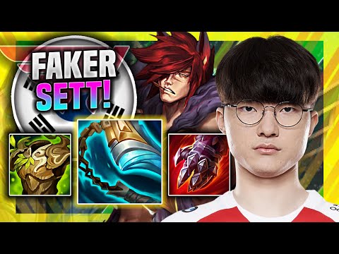FAKER DOMINATING WITH SETT! - T1 Faker Plays Sett Mid vs Nunu & Willump! | Season 11