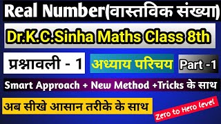 परिमेय संख्या(Rational Number) maths class 8 |Dr.kc.sinha solution in hindi |Chapter Introduction |