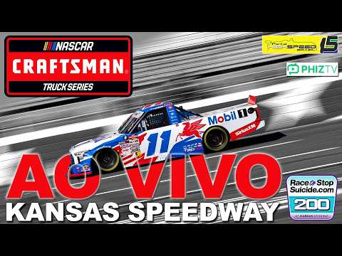 🔴 NASCAR CRAFTSMAN TRUCK SERIES | Race to Stop Suicide 200 | Kansas Speedway
