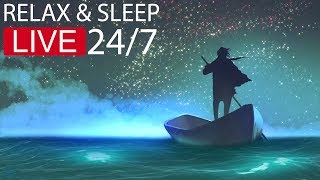 Calming Soothing Sleeping Music,  Piano Relaxation Tranquility 24/7 -  Yoga, Meditation, Study