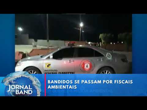 Bandidos se passam por fiscais ambientais para extorquir produtores em GO | Jornal da Band