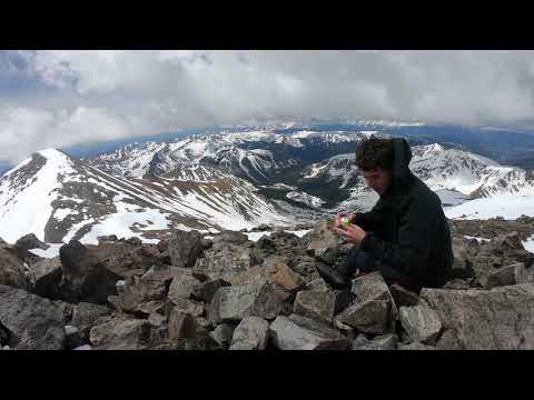 Rubik's Cube on Grays and Torreys Peaks (14ers)