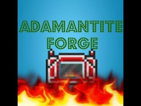 How to create A Adamantite Forge on Terraria