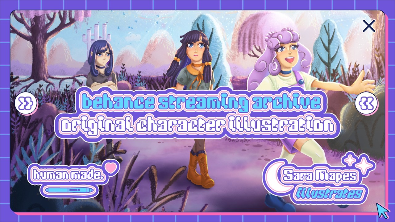 Original Character Illustration Pt 3 of 6 - Behance Stream Archive