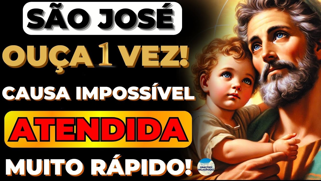 🙏SÃO JOSÉ🙌Essa Oração Vai Mudar Sua Situação Impossível HOJE🙏Ore se SUA CAUSA for URGENTE