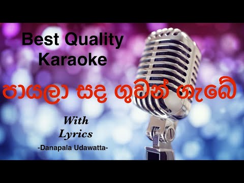 Payala Sada Guwan Gabe Karaoke (Acoustic) | Danapala Udawatta #sinhalakaraoke #sinhalakaroke #music