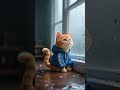 ️ MEOW MEWO SAD SONG CAT IN THE RAIN ️